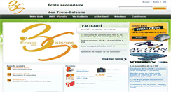 Desktop Screenshot of 3saisons.csaffluents.qc.ca