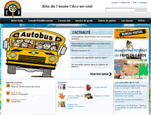 Tablet Screenshot of larcenciel.csaffluents.qc.ca