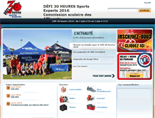 Tablet Screenshot of 30heures.csaffluents.qc.ca