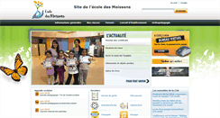 Desktop Screenshot of desmoissons.csaffluents.qc.ca