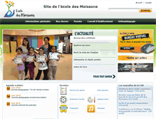 Tablet Screenshot of desmoissons.csaffluents.qc.ca