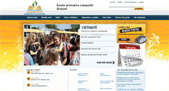 Desktop Screenshot of leopoldgravel.csaffluents.qc.ca