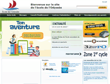 Tablet Screenshot of odyssee.csaffluents.qc.ca